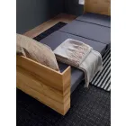 Mesa de centro transformable en madera maciza Made in Italy - Trabucco Viadurini