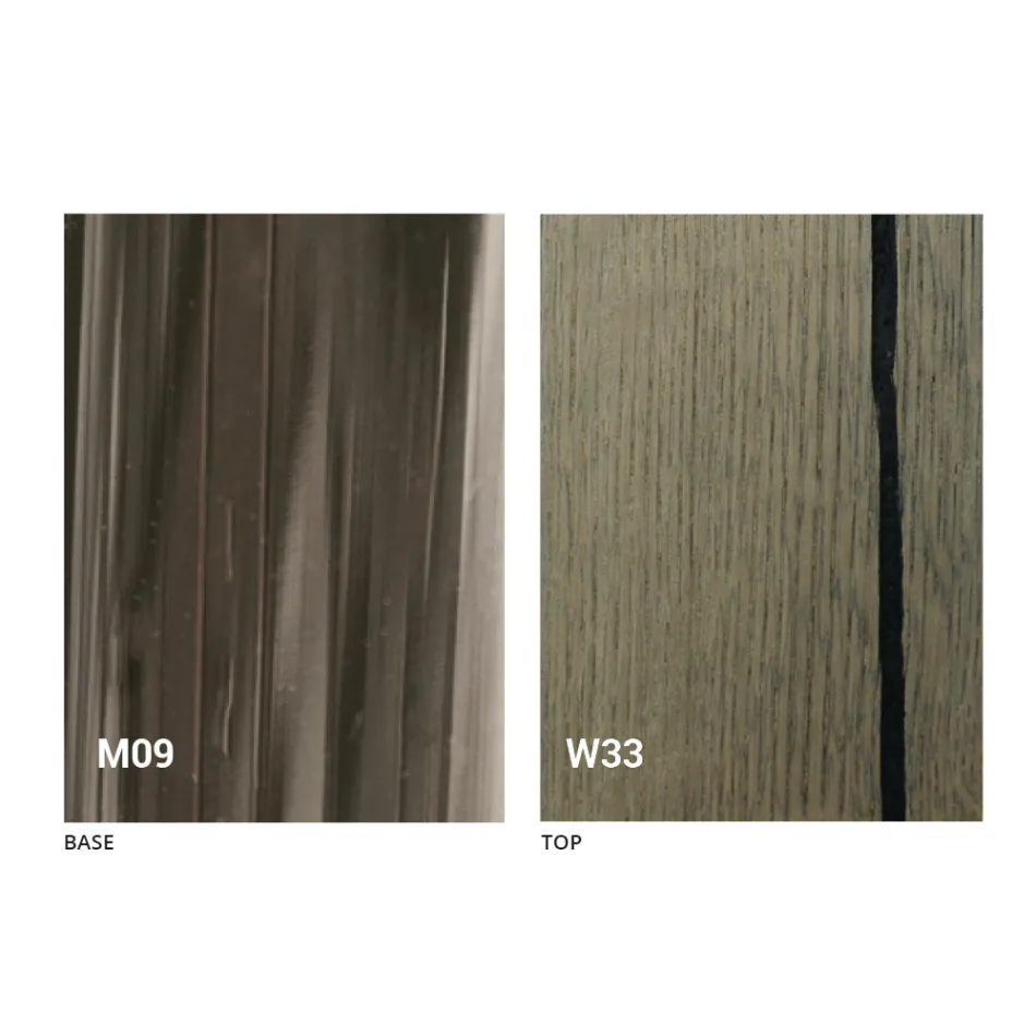 Mesa de centro transformadora en madera maciza Made in Italy - Trabucco Viadurini