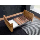 Mesa de centro transformable en madera maciza Made in Italy - Trabucco Viadurini