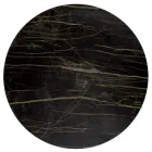 Mesa de centro en acero y gres porcelánico Made in Italy - Aspira Viadurini