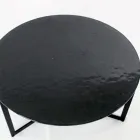 Mesa de centro en acero y vidrio Made in Italy - Aspira Viadurini