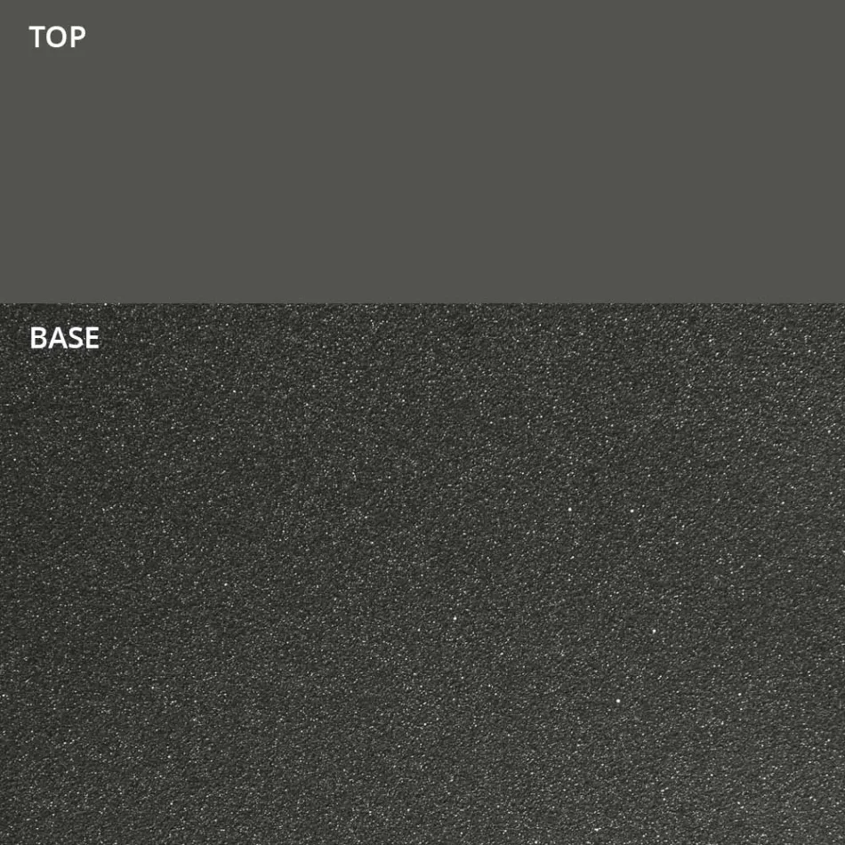 Mesa de centro de metal y vidrio de diseño geométrico - Zigozago Viadurini