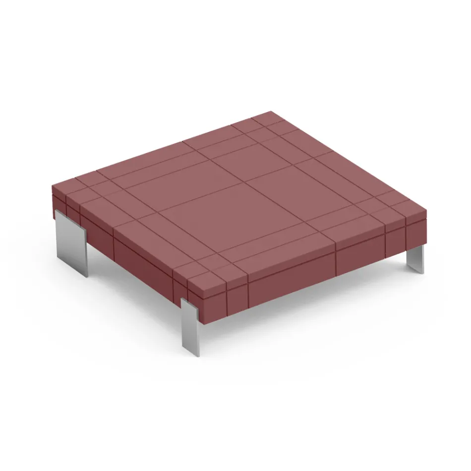 Mesa de centro de salón en polietileno de diferentes colores - Orbis Viadurini