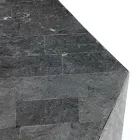 Mesa de Centro de Salón Íntegramente en Piedra Fósil Diferentes Acabados - Air Viadurini