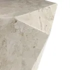 Mesa de Centro de Salón Íntegramente en Piedra Fósil Diferentes Acabados - Air Viadurini