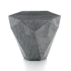 Mesa de Centro de Salón Íntegramente en Piedra Fósil Diferentes Acabados - Air Viadurini