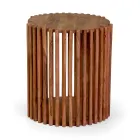 Mesa de centro de madera de acacia - Vortice Viadurini