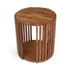 Mesa de centro de madera de acacia - Vortice Viadurini