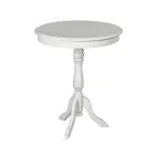 Mesa de centro de salón redonda en diferentes acabados Made in Italy - Eracle Viadurini