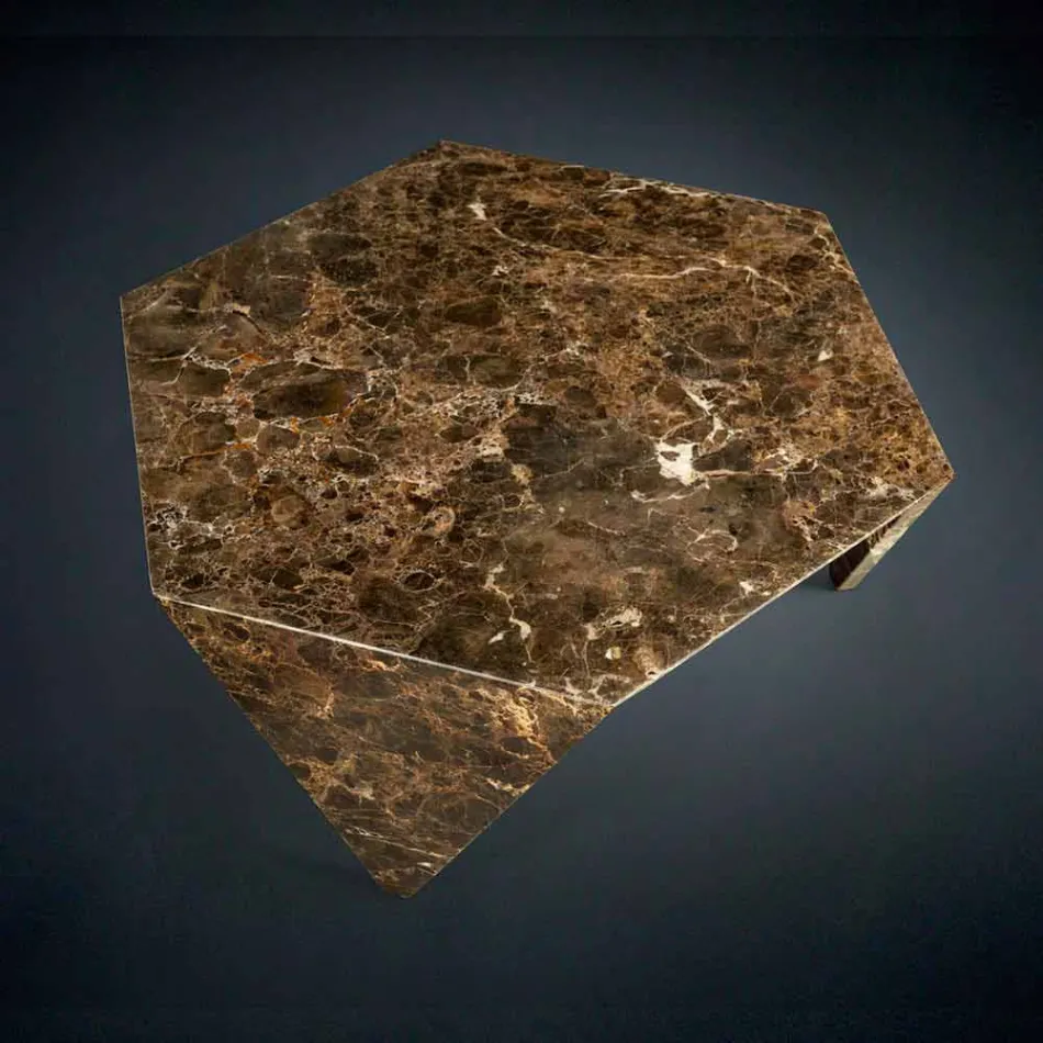 Mármol totalmente Mesa lateral Ruche Viadurini