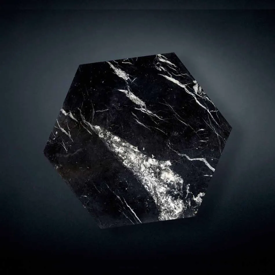 Mármol totalmente Mesa lateral Ruche Viadurini