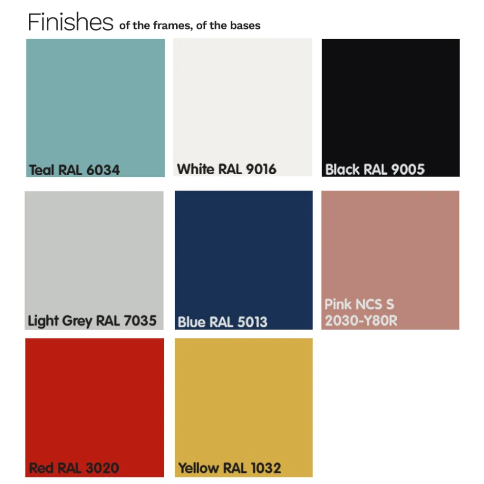 Mesita redonda de exterior en HPL con base de metal Made in Italy - Makino Viadurini