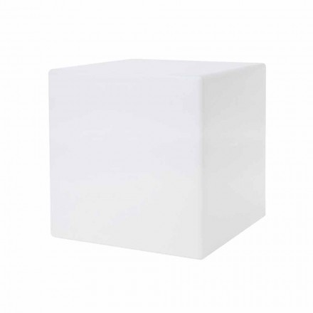 Mesa de centro iluminada de colores de diseño moderno con opción de accesorio - Dadostar Viadurini