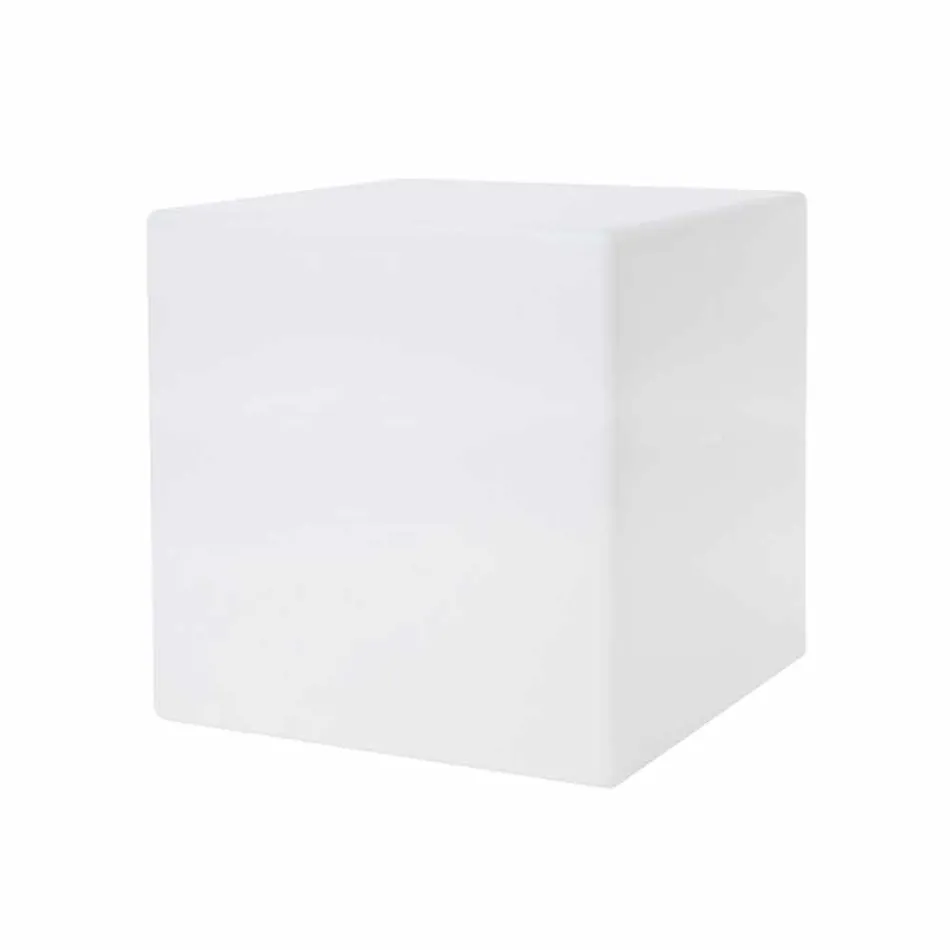 Mesa de centro iluminada de colores de diseño moderno con opción de accesorio - Dadostar Viadurini