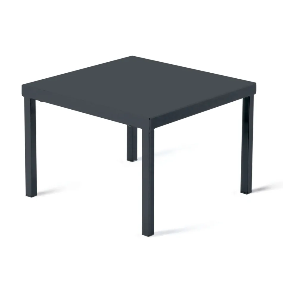 Mesa de centro de jardín apilable en acero galvanizado Made in Italy - Aberdeen Viadurini