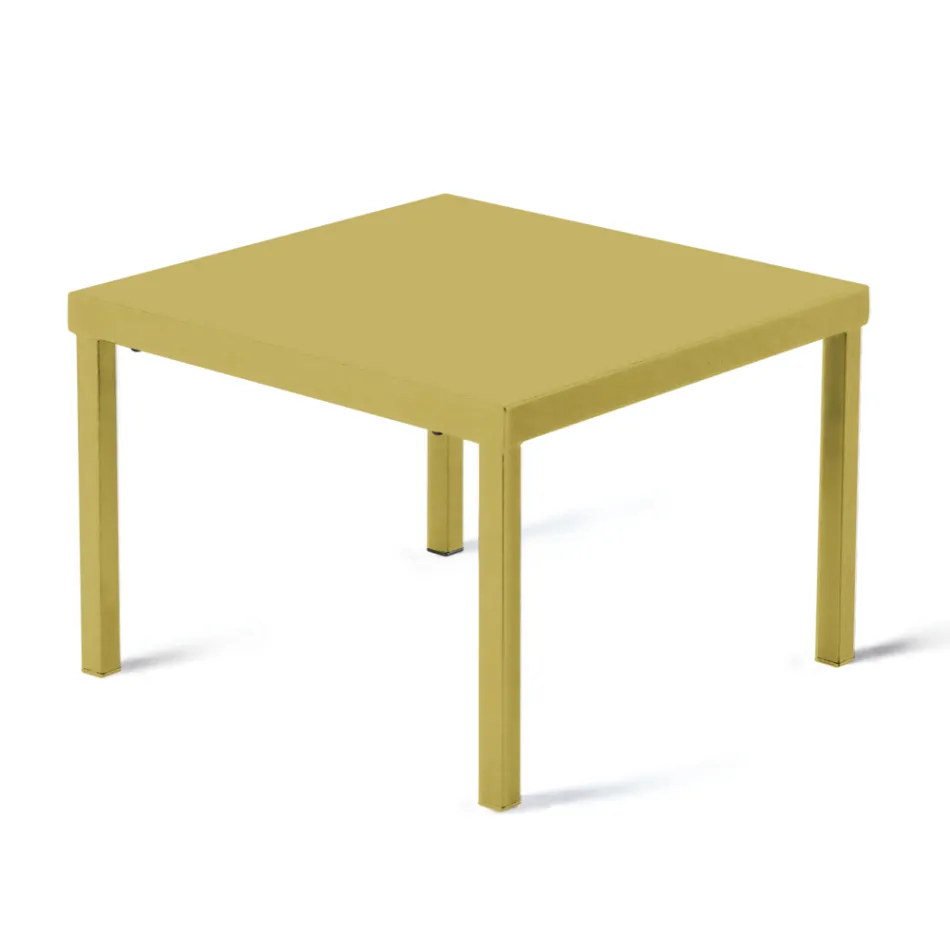 Mesa de centro de jardín apilable en acero galvanizado Made in Italy - Aberdeen Viadurini