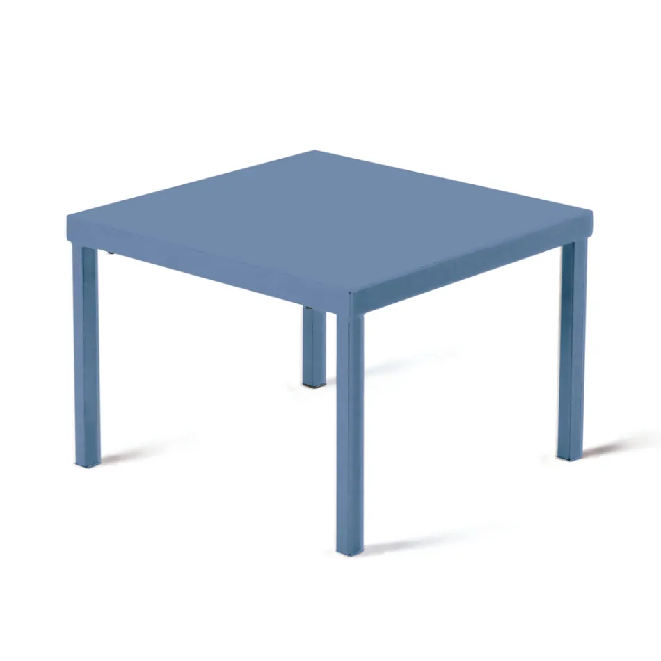 Mesa de centro de jardín apilable en acero galvanizado Made in Italy - Aberdeen Viadurini