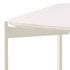 Mesa de centro cuadrada de metal y cerámica de diseño moderno - Puercoespín Viadurini