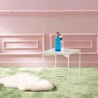 Mesa de centro cuadrada de metal y cerámica de diseño moderno - Puercoespín Viadurini