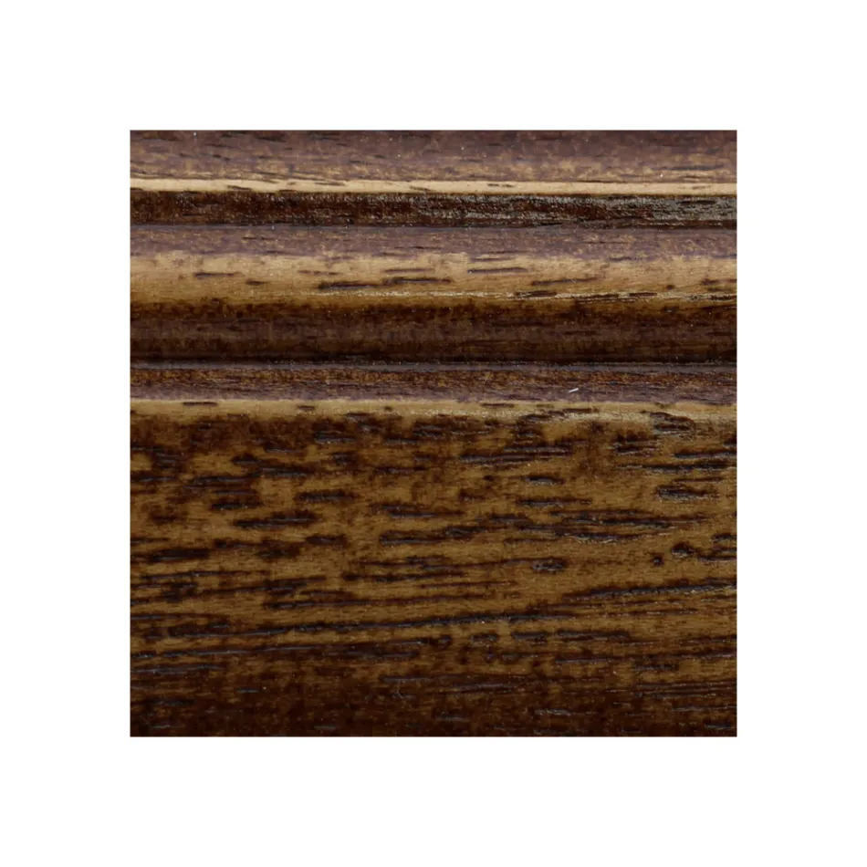 Mesa de centro Bassano Francia de madera con tapa de cristal Made in Italy - Patecati Viadurini