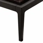 Mesita de madera maciza de diseño Grilli Zarafa hecha en Italia Viadurini