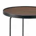 Mesa de centro en nogal Canaletto de diferentes tamaños Made in Italy - Gubbio Viadurini