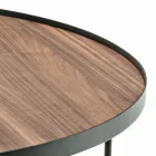 Mesa de centro en nogal Canaletto de diferentes tamaños Made in Italy - Gubbio Viadurini