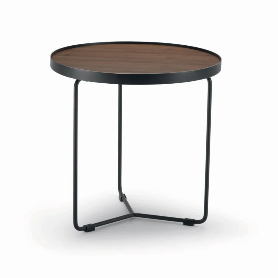 Mesa de centro en nogal Canaletto de diferentes tamaños Made in Italy - Gubbio Viadurini