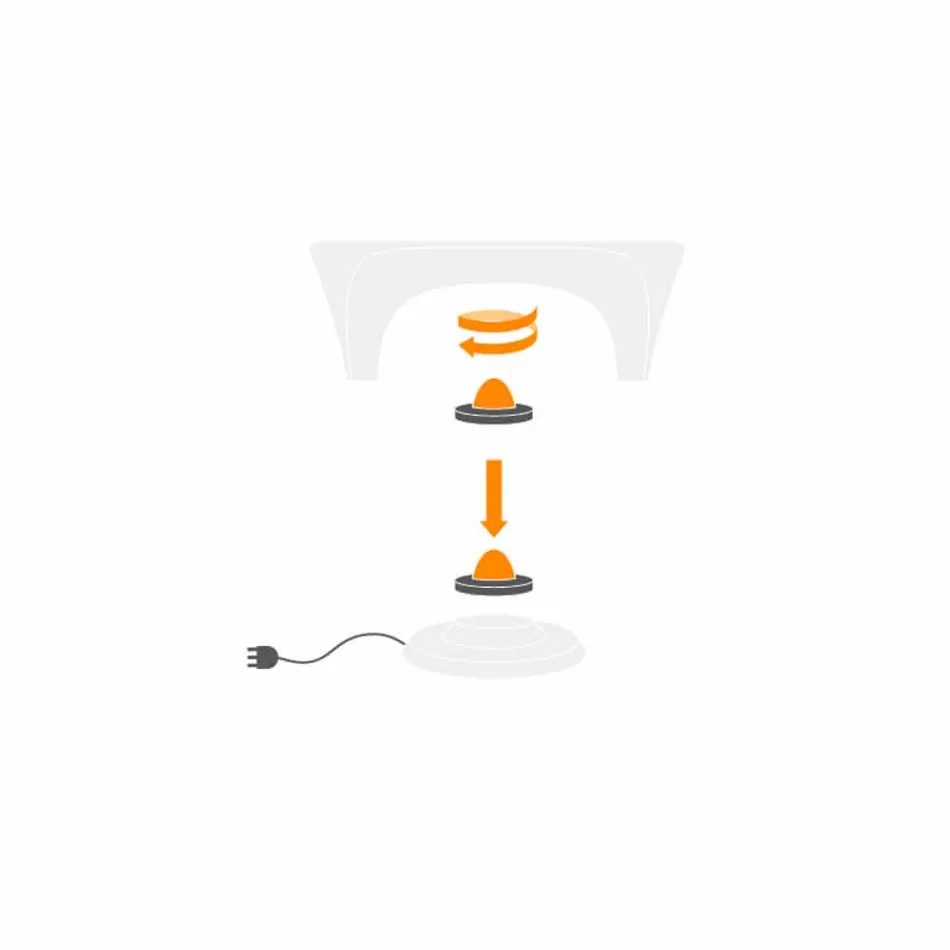 Mesa de centro brillante con botella de vino espumoso, diseño para exteriores o interiores - Lily by Myyour Viadurini