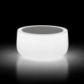 Mesa de centro luminosa para exterior con luz LED y tapa de Hpl Made in Italy - Belida