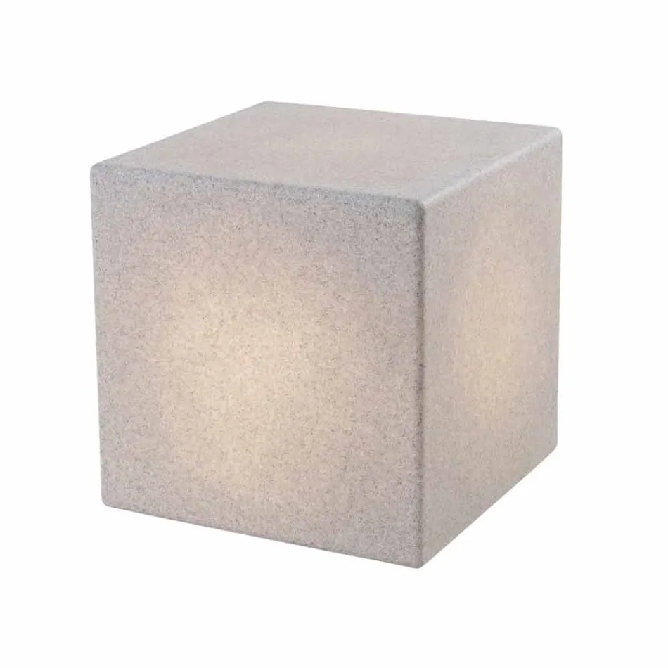 Mesa de centro cuadrada brillante de plástico de colores de diseño moderno - Dadostar Viadurini