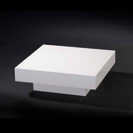 mesa de madera contemporáneo cubierta de metacrilato Loft Cadeau Viadurini