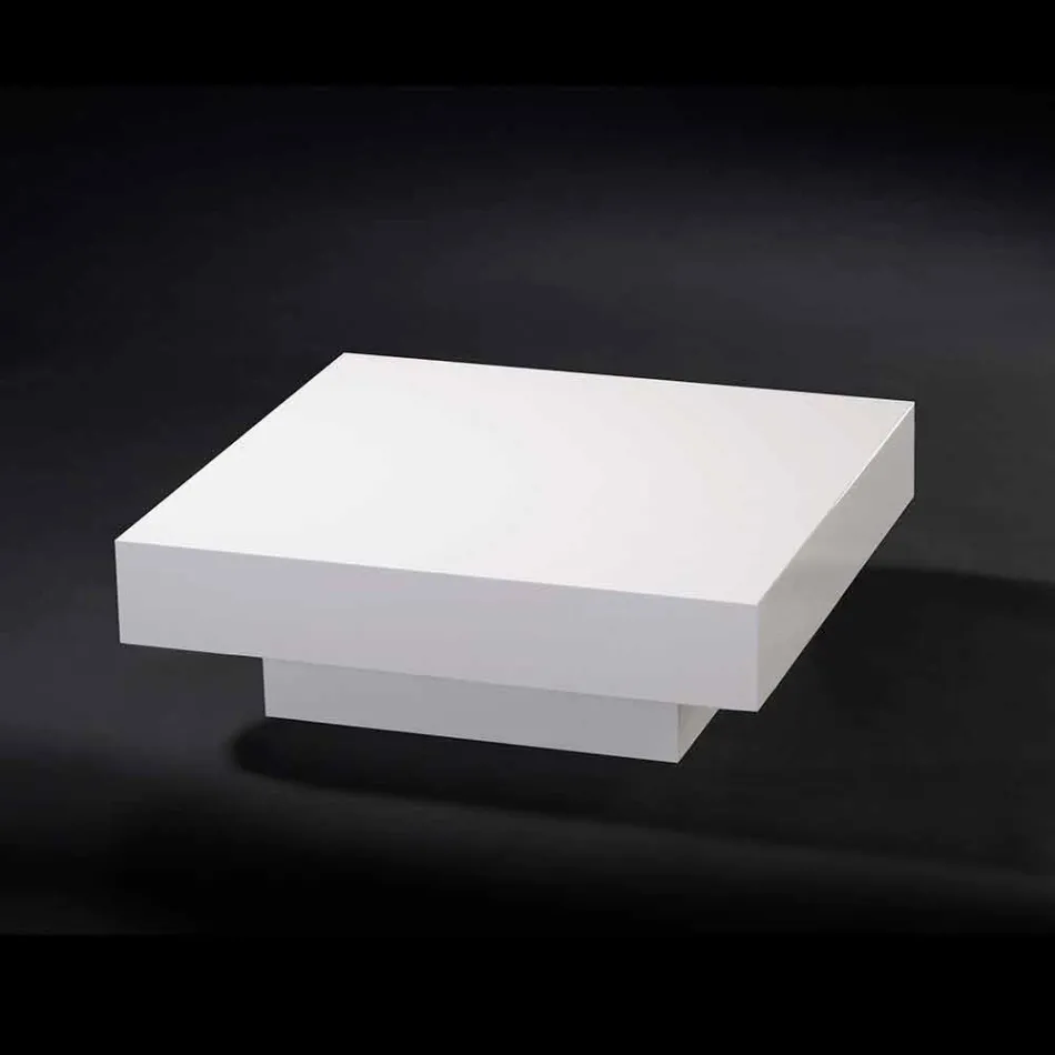 mesa de madera contemporáneo cubierta de metacrilato Loft Cadeau Viadurini