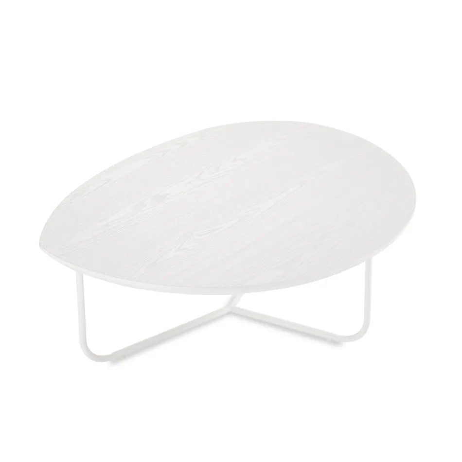Relia - Mesa de centro moderna de MDF y metal pintado en varios acabados. Viadurini