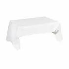 Mesa auxiliar moderna de plexiglás blanco cubierta de Asia, hecha en Italia Viadurini
