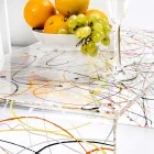 Mesa de centro moderna de plexiglás Made in Italy - Vichy Viadurini
