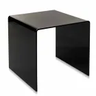 Mesa de centro de diseño moderno negro 50x50cm Terry Big, hecho en Italia Viadurini
