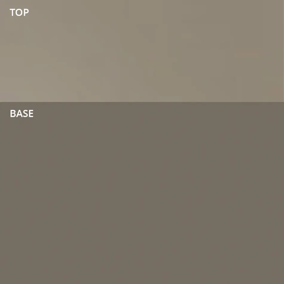 Boat Design Mesa de centro ovalada de metal y vidrio grabado - Embarkation Viadurini