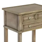 Mesa telefónica con 3 cajones y estante Made in Italy - Culsu Viadurini