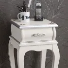 Soporte para teléfono de estilo clásico en madera Made in Italy - Hastings Viadurini