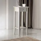 Mesa de centro cuadrada con estante cuadrado en diferentes alturas Made in Italy - Apus Viadurini