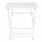 Mesa de centro plegable cuadrada para exteriores en aluminio pintado - Hunt Viadurini