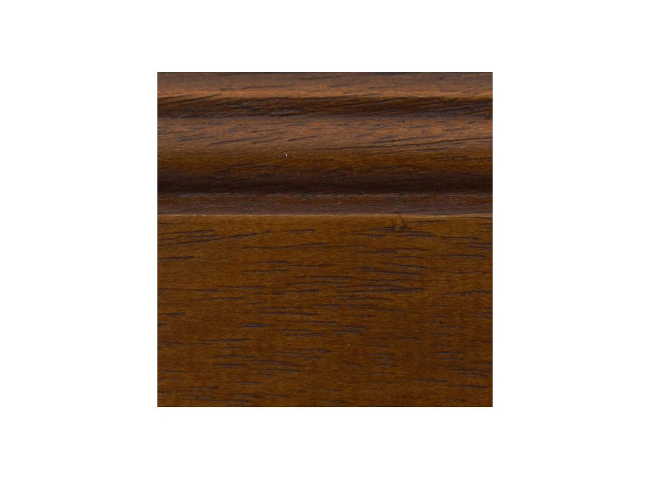 Mesa de centro de salón rectangular en madera de cerezo patinada Made in Italy - Ares Viadurini