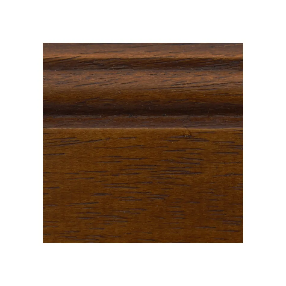 Mesa de centro de salón rectangular en madera de cerezo patinada Made in Italy - Ares Viadurini