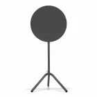 Mesa alta redonda para exteriores en metal y chapa Made in Italy - Baldric Viadurini