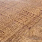 Mesa de centro redonda en madera reciclada y acero blanco o gris - Genoveffa Viadurini