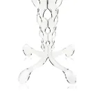 Diámetro de la mesa redonda roja 36 cm diseño moderno Janis, hecho en Italia Viadurini