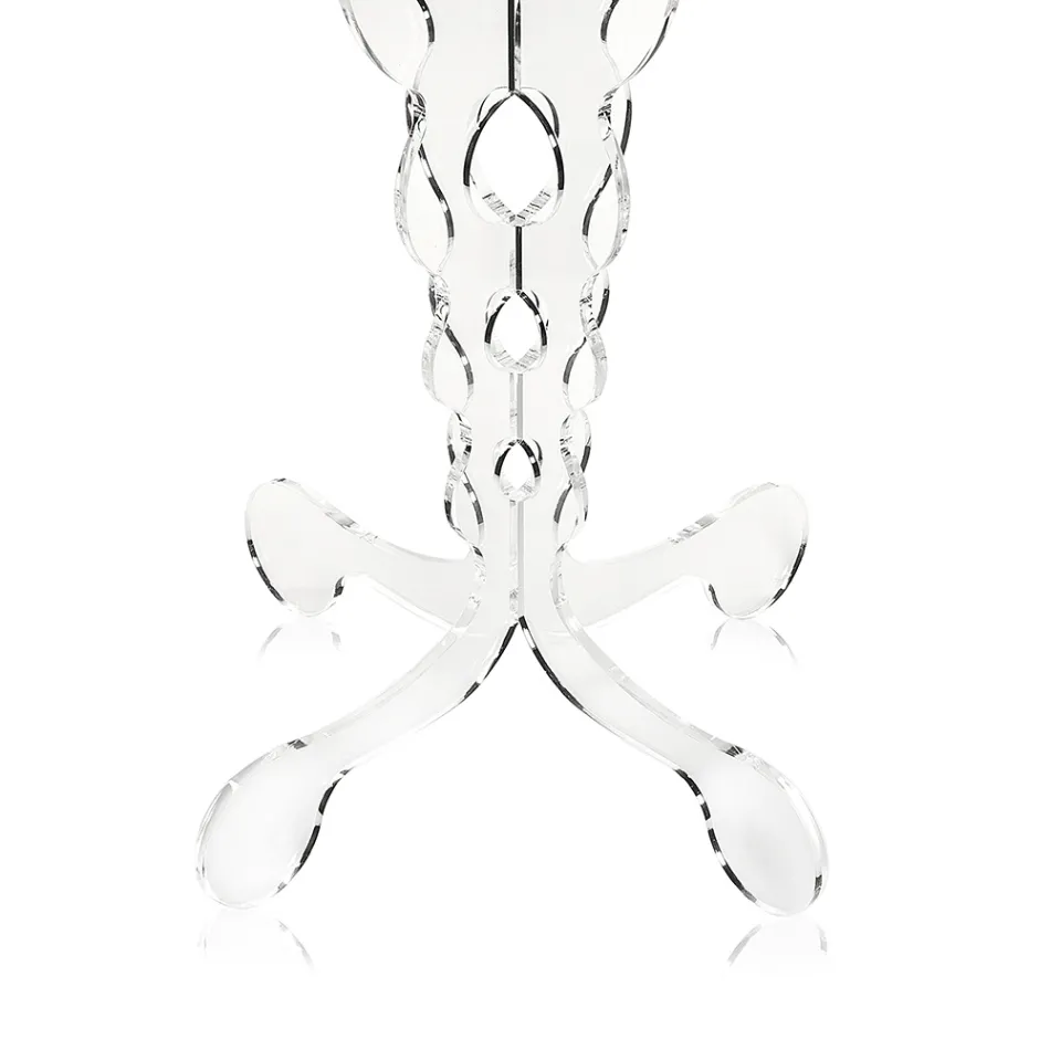 Diámetro de la mesa redonda roja 36 cm diseño moderno Janis, hecho en Italia Viadurini