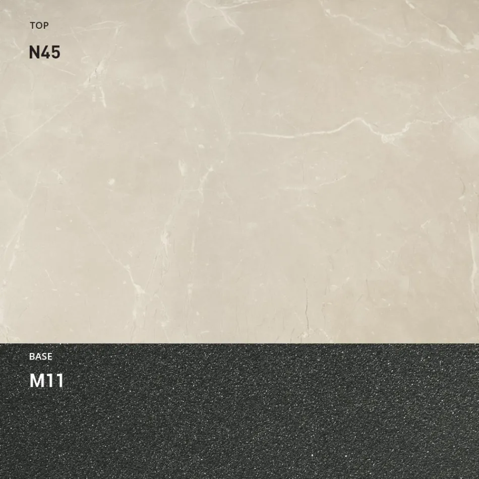 Mesa de centro transformable con altura regulable hasta 82 cm Made in Italy - Rueda Viadurini