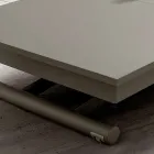 Mesa de centro transformable para salón en Fenix y metal Made in Italy - Chiano Viadurini